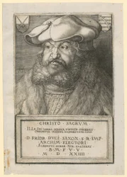Portret van Frederik de Wijze, keurvorst van Saksen