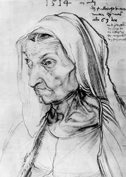 Portret van de moeder van de kunstenaar, 1514, 1936