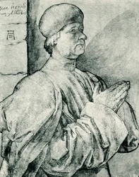 Biddende schenker