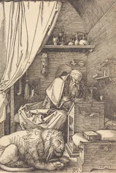 Sint Hiëronymus in zijn cel