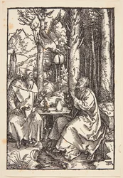 St. Antonius bezoekt St. Paulus in de Wildernis