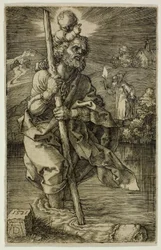Sint Christoffel naar Rechts Kijken