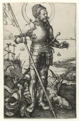 Sint Joris staand