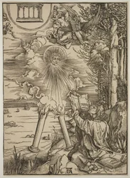 St. Jan die het boek verslindt
