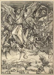 De Apocalyps: Sint-Michiel bestrijdt de draak