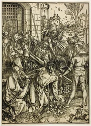 Het dragen van het kruis, uit De Grote Passie