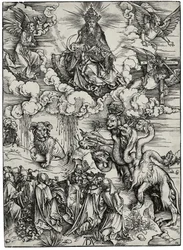 Het beest met twee horens als een lam, ca. 1497