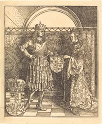 De Verloving van Maximiliaan met Maria van Bourgondië