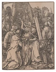 Het dragen van het kruis, uit de serie De Kleine Passie, 1509