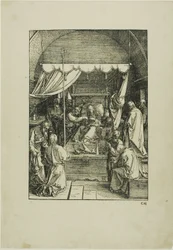 De dood van de Maagd, uit Het leven van de Maagd
