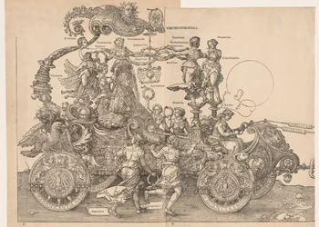 De grote triomfwagen van keizer Maximiliaan