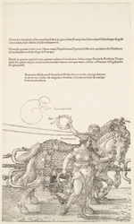 De grote triomfwagen: Providentia en Moderatio
