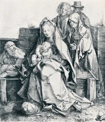 De Heilige Familie met St. Johannes, de Magdalena en Nicodemus, 1512 1906