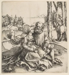 Het slecht passende paar, ca. 1495