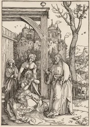 Het leven van de Maagd: Christus neemt afscheid van zijn moeder
