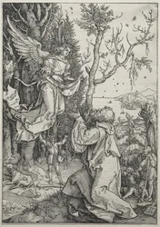 Het Leven van de Maagd: Joachim en de Engel
