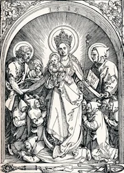 De Madonna met de Kartuizer Monniken, Johannes de Doper en Sint Bruno, 1515