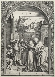 De Ontmoeting van Joachim en Anna bij de Gouden Poort