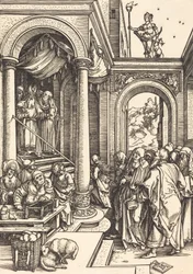 De presentatie van de Maagd in de tempel, ca. 1502-1503