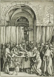De afwijzing van Joachims offer, uit Het leven van de Maagd