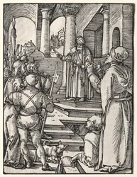 De Kleine Passie: Christus voor Pilatus, ca. 1509-1511