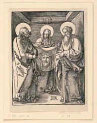 De Sudarium (Heiligen Veronica, Peter en Paul), uit De Kleine Passie Serie