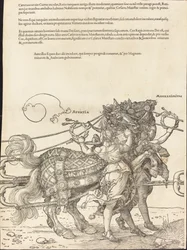 De Triomfwagen van Maximiliaan I (De Grote Triomfwagen) [plaat 7 van 8]