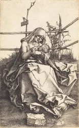 De Maagd en het Kind op een grasbank, 1503