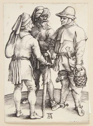 Drie boeren in gesprek