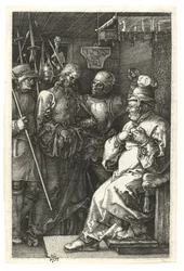 Christus voor Kajafas. 1512