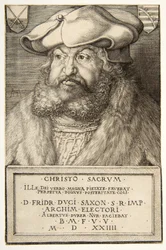 Frederik de Wijze, keurvorst van Saksen, uitgegeven 1524