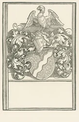 Het wapen van Michael Behaim, ca. 1518-20 (houtsnede)