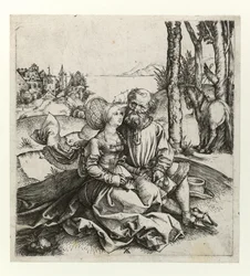 Het slecht passende paar, c.1495