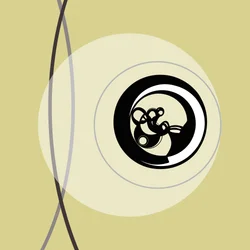 Abstracte wervelende cirkels