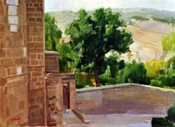 Landschap van Toledo