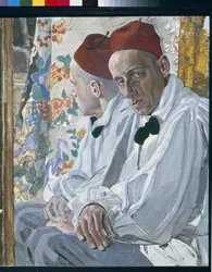 Portret van de theaterproducent Vsevolod Meyerhold (1874-1940)