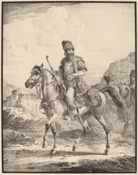 Een Pers te paard