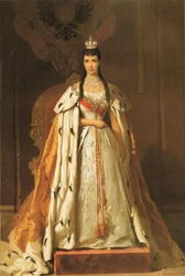 Portret van Maria Fjodorovna (1847-1928)