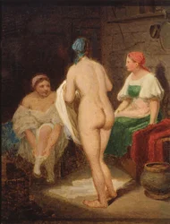 In Stoombad, Eind 1820s