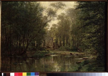 Landschap van La Veules in Normandië