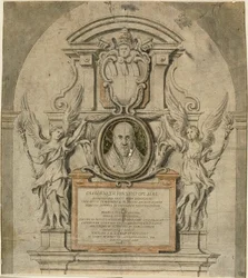 Ontwerp voor gedenkteken voor paus Gregorius XV