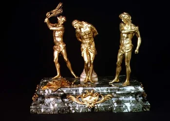 Geseling van Christus, midden 17e eeuw (verguld brons)