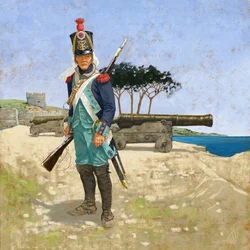 Een kanonier van de Franse kustwacht circa 1810-1813, 2018