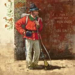 Garibaldiaanse vrijwilliger van de Romeinse Republiek