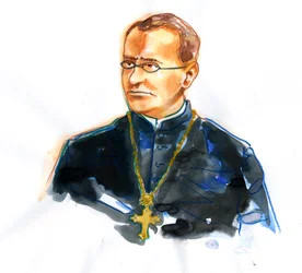 Portret van Gregor Mendel (1822-1884) katholieke monnik en botanicus, grondlegger van de genetica