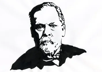 Portret van Louis Pasteur (1822-1895), Engelse chemicus en microbioloog