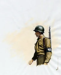 Tweede Wereldoorlog 1939-1945: soldaat van het Amerikaanse leger tussen 1943 en 1945