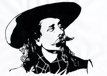 William Frederick Cody - Bekend als Buffalo Bill - Portret van Buffalo Bill (1846-1917), Kolonel William Cody