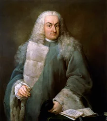 Portret van Giulio Contarini da Mula (1519-1575), advocaat van San Marco, schilderij door Alessandro Longhi (1733-1813)