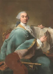 Portret van een muzikant